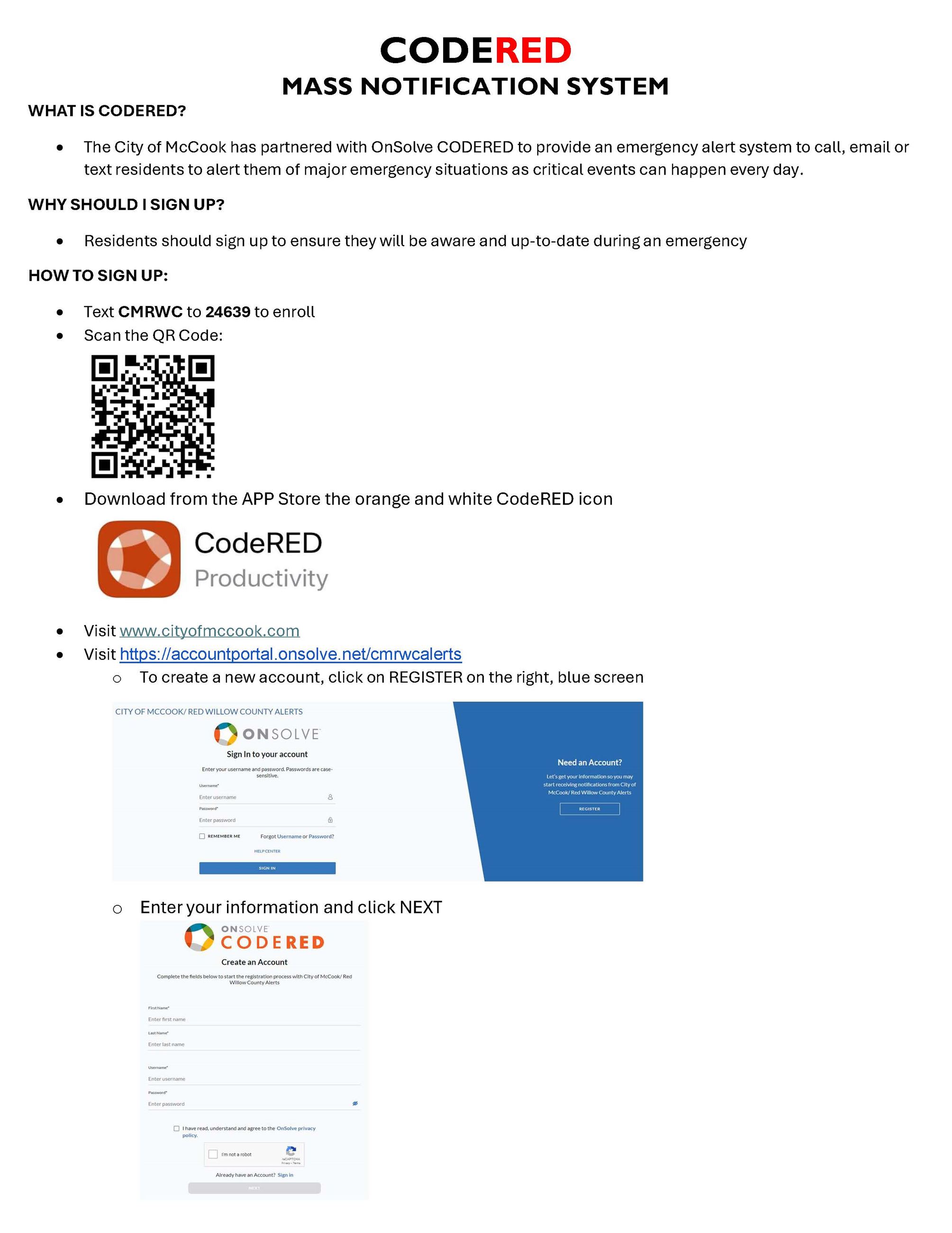 CODERED Mass Notification System setup instructions_Page_1